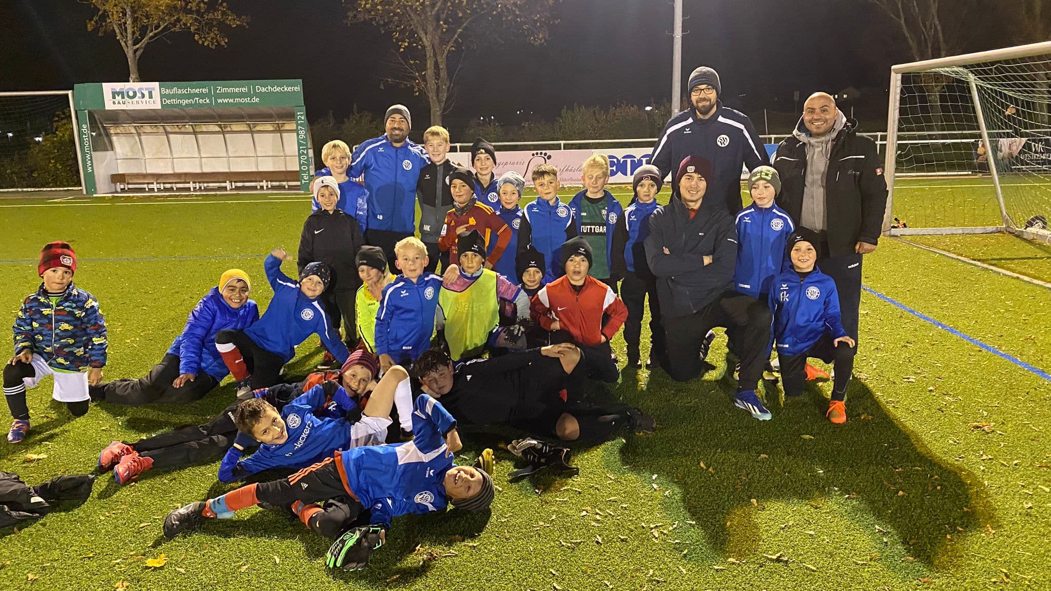 F-Junioren sagen Danke